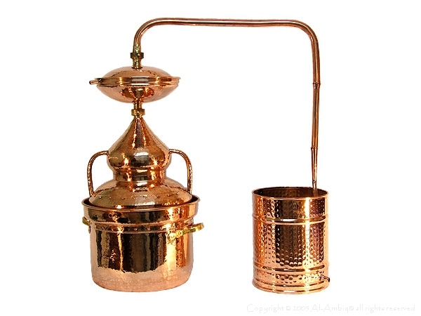 蒸留器 銅製蒸留器 アランビック ウォーターシーリング １２．０Ｌ 