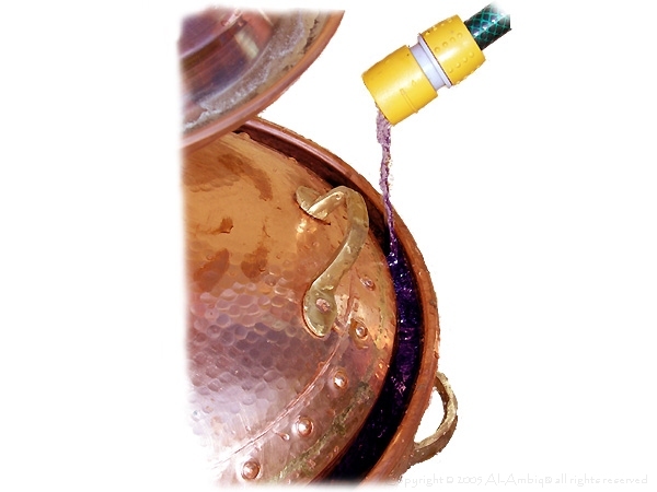 蒸留器 銅製蒸留器 アランビック ウォーターシーリング 12．0L